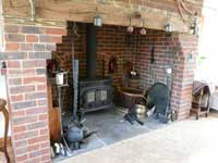 Inglenook fireplace